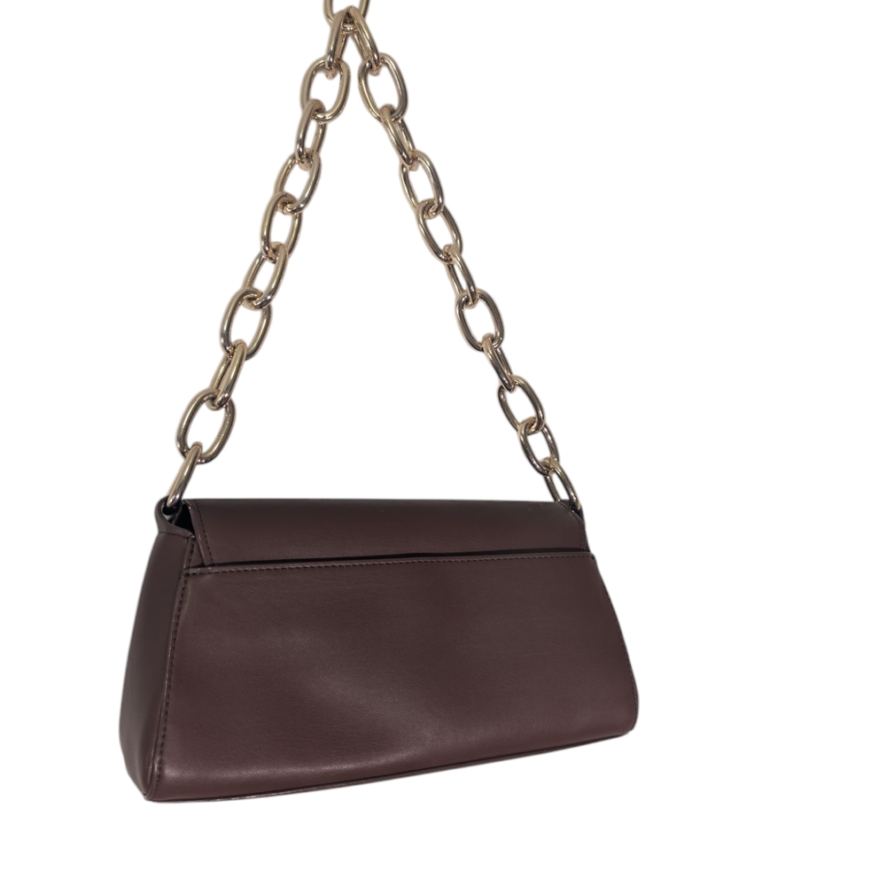 House Of Want Elegant Brown Chain Shoulder Bag